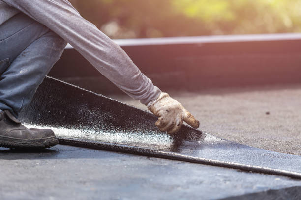 Professional Waterproofing technician working in Greenwich, OH